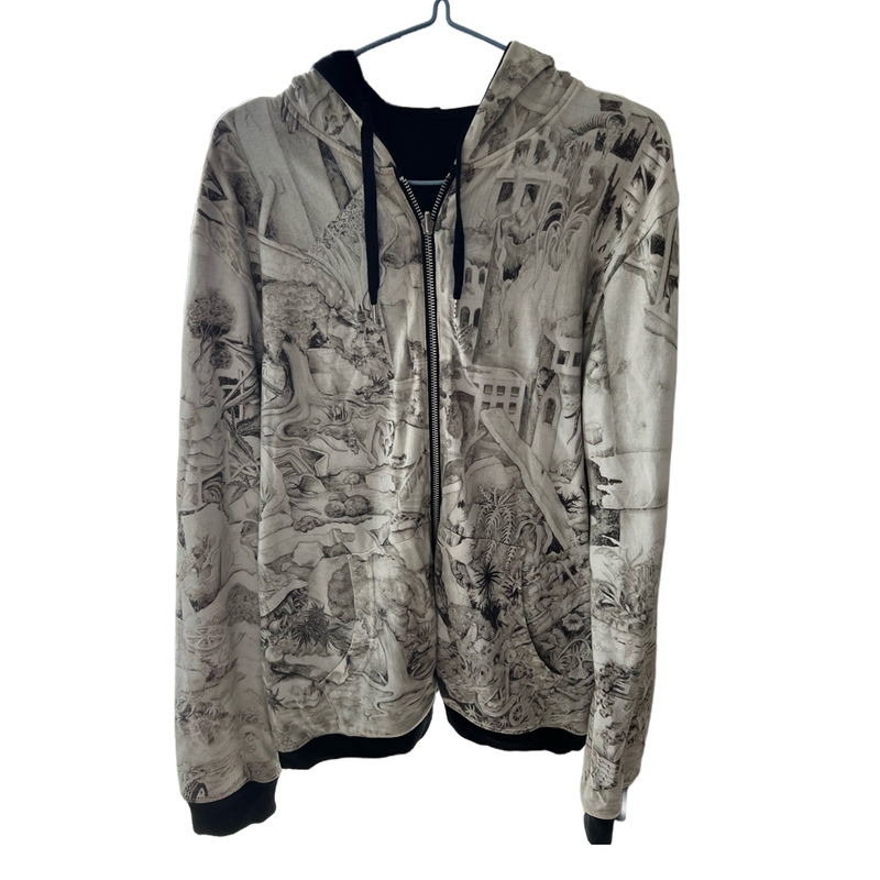 In Stock Undercover 08Ss Summer Madness Double-Sided Reversible Hoodie