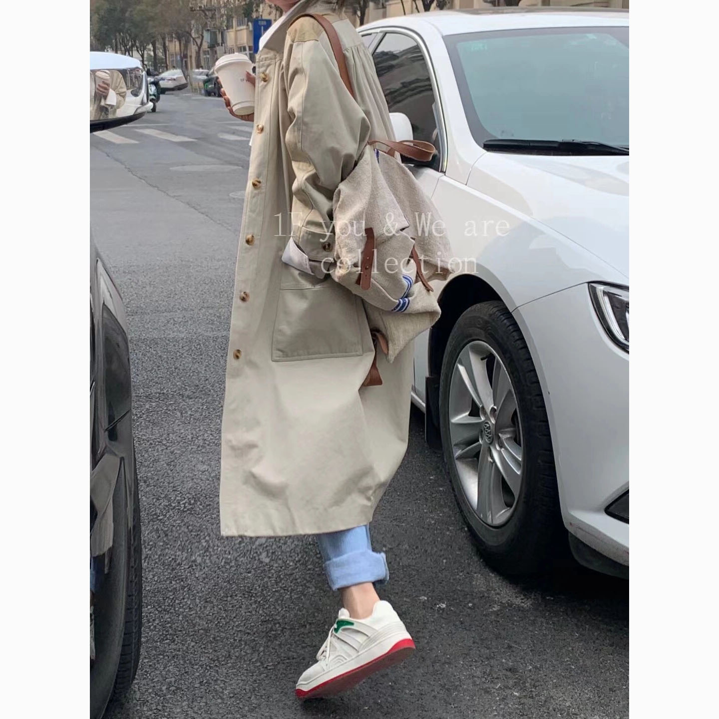 Spring sexy bag, trench coat, jacket, South Korea, trend of season, suitable for teen Spring sexy bag, trench coat, jacket, South Korea, trend of season, suitable for teen