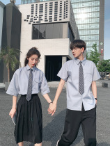Summer men and women school uniforms suit high school students Han version Han style class uniforms college wind primary and middle school students graduate photos suit summer