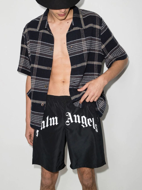 Palm Angels Palm Angel Pa Letter Logo Printed Shorts Casual Beach Shorts Sports Shorts Summer