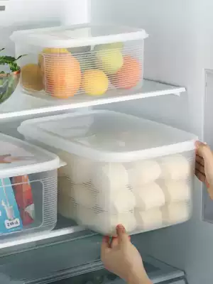 Large capacity refrigerator fresh-keeping Box large plastic storage box fruit and vegetable sealed box rice barrel storage food fermentation box