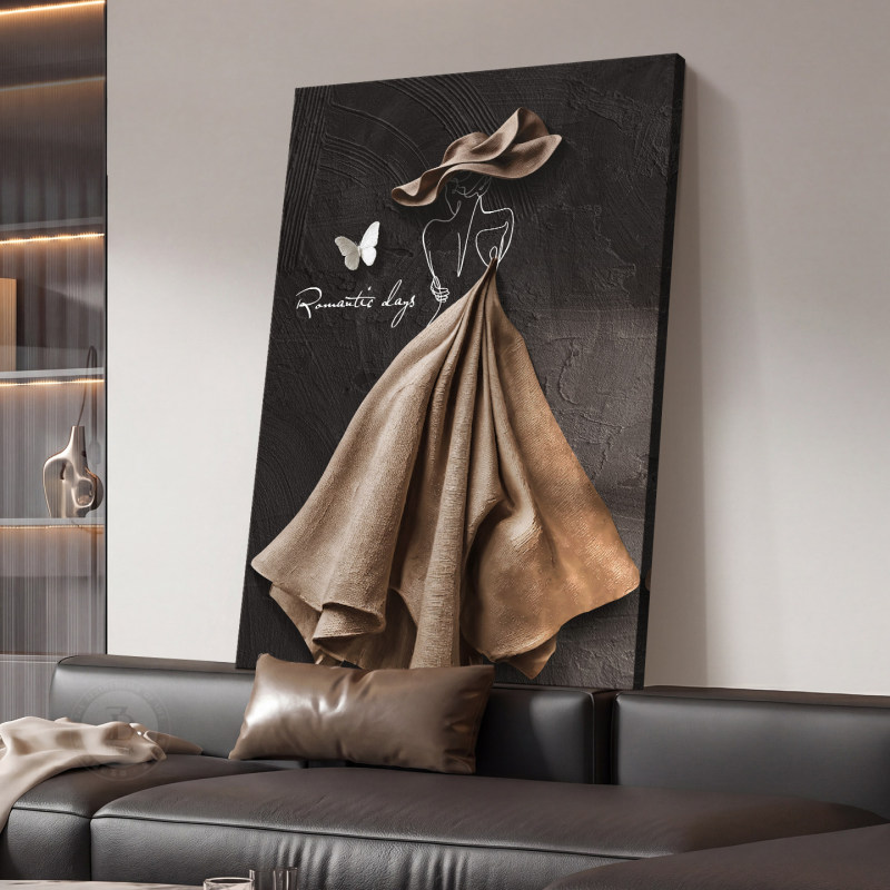 Light Luxury and High-End Decorative Painting for the Living Room, with a Three-Dimensional Relief Effect, Suitable for the Sofa Background Wall, Featuring a Figure, and Can Also Be Used as an Entrance Wall Art Light Luxury and High-End Decorative Painting for the Living Room, with a Three-Dimensional Relief Effect, Suitable for the Sofa Background Wall, Featuring a Figure, and Can Also Be Used as an Entrance Wall Art