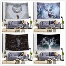 Cloth painting hanging painting background cloth ins hanging cloth large Tide brand Wall cloth B & B decoration Net red B & B hanging wall cloth background