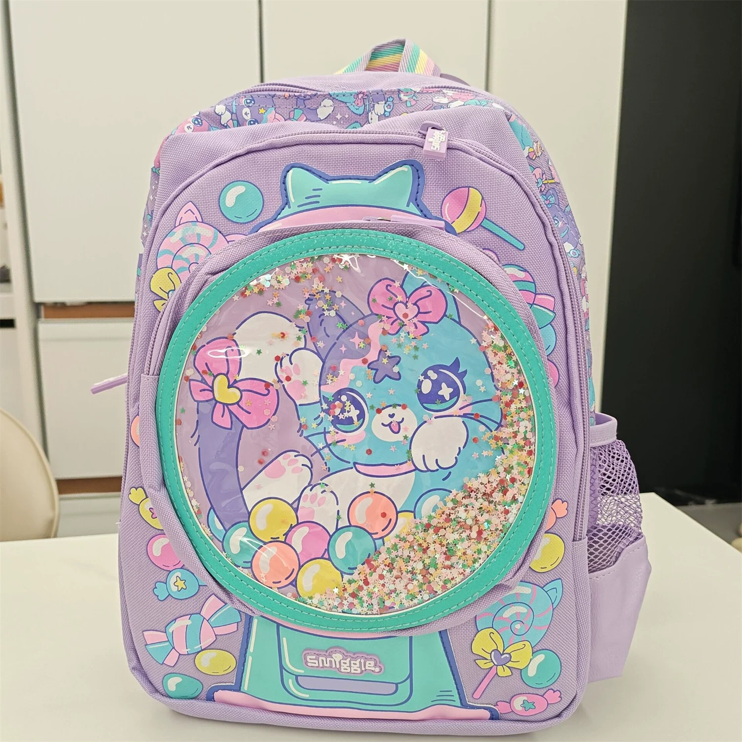 Пurple school bag for early age, backpack, 3-6 years, Birthday gift