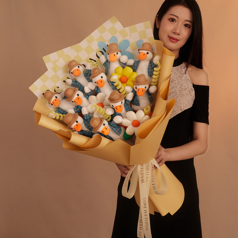 Cartoon Bouquet of Encouragement, Graduation Season, Birthday Gift for Girls, Gift for Best Friend, Girl, Children, 18Th Birthday, Coming-Of-Age Ceremony, Practical