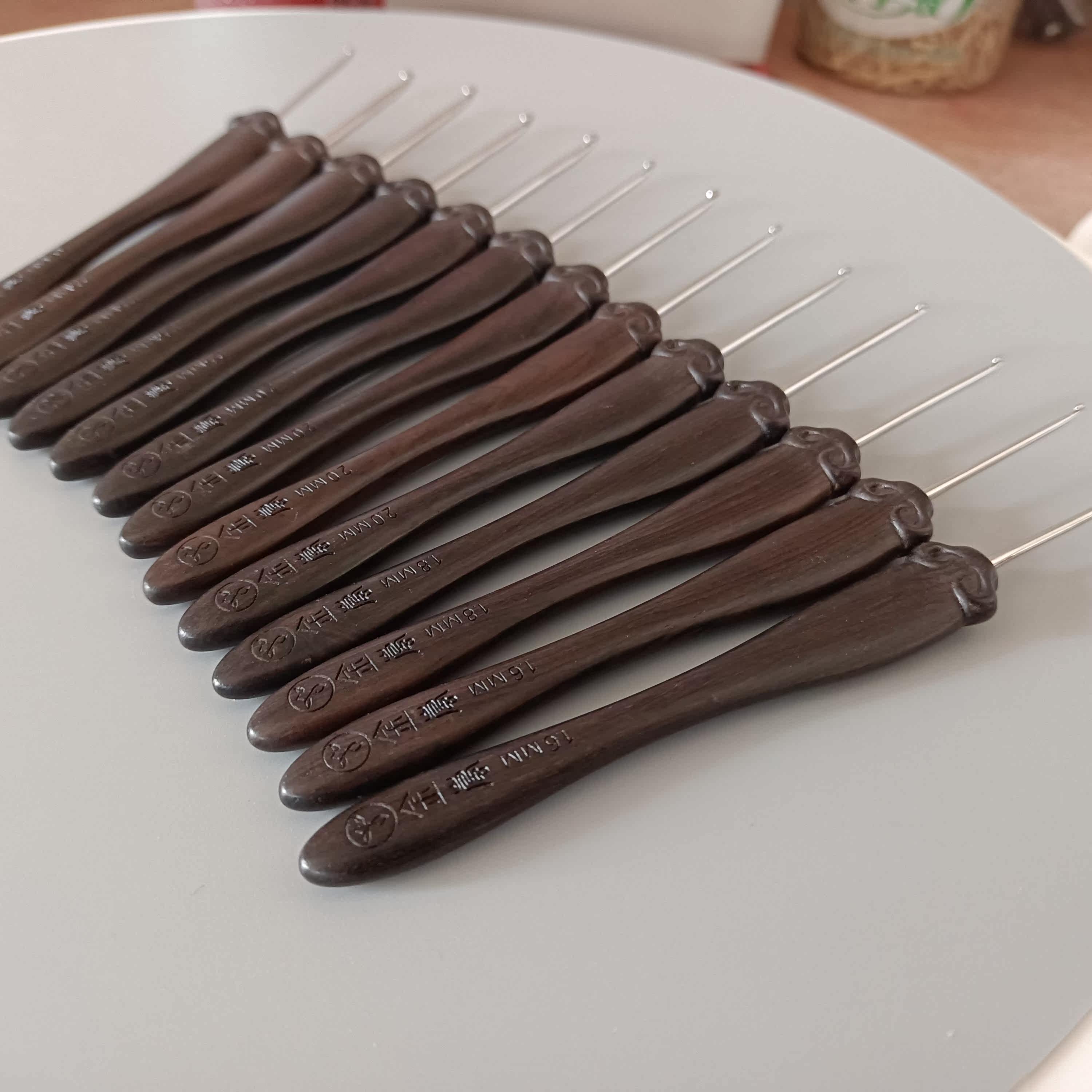 Shanghai Card Gold Lan crochet Uwood fine throwing Ruyi handle New handmade DIY weaving tool whole set