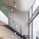 Staircase Chandelier for Villa Duplex Loft with Hollow Spiral Staircase, Sloped Ceiling Attic, Light Luxury Modern Minimalist Art Chandelier