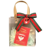 Apple, рождественский защитный амулет, прозрачная подарочная коробка, льняная сумка, подарок на день рождения