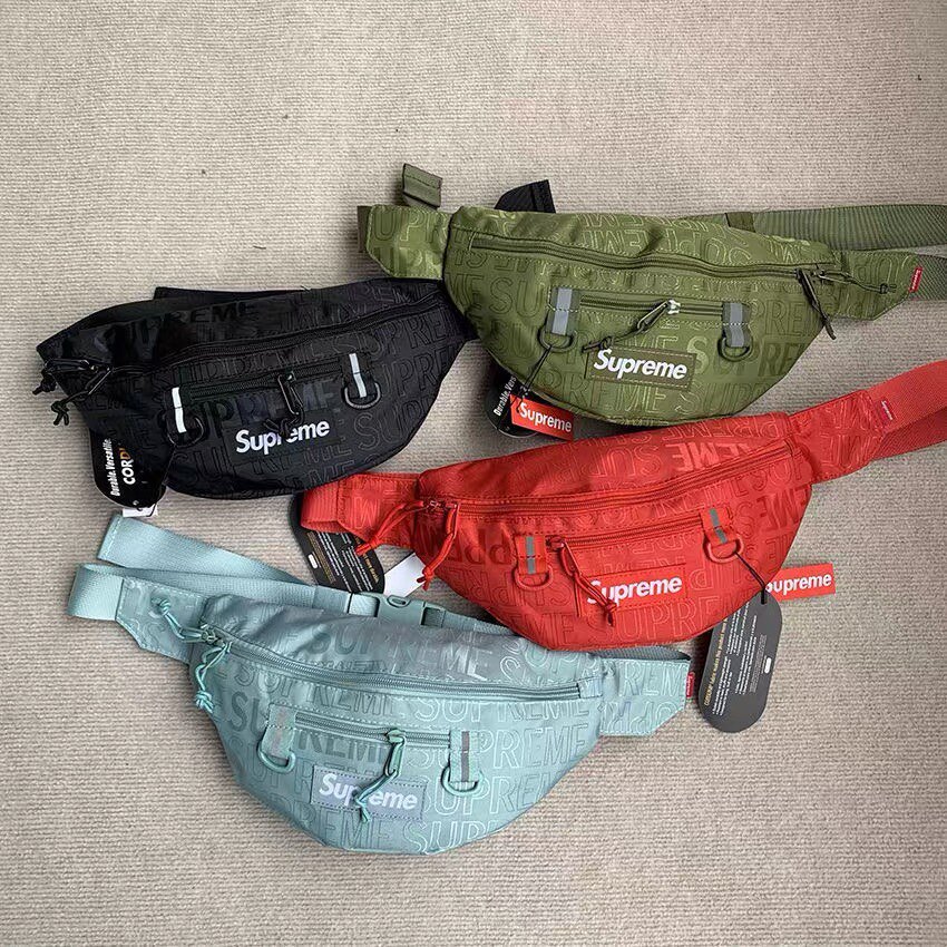 Supreme 19ss46th waist bag斜挎包男女休 