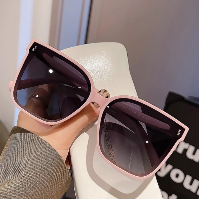 Kellen Dany France [Designer] Pink Polarized Sunglasses for Women Sun Protection Sunglasses for Men with Large Faces