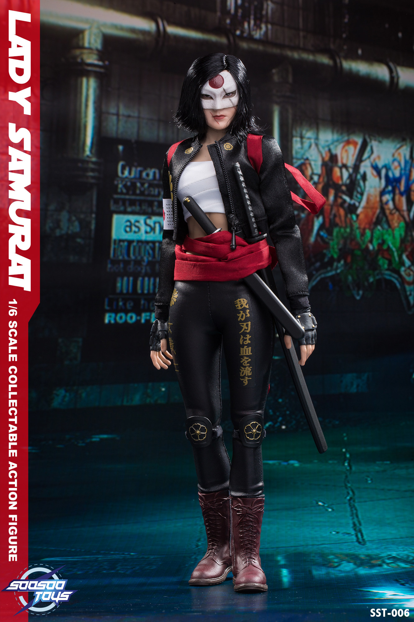 Soosootoys Lady Samurai 1/6 scale collectible SST-006 Action