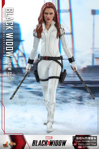 HT HotToys MMS601 Черная вдова Снежную одежду белую тушеные версии Скарлетт Джонсон Модификация