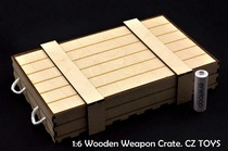 CZ toys 1:6 solid wood assembled World War II equipment crate spot