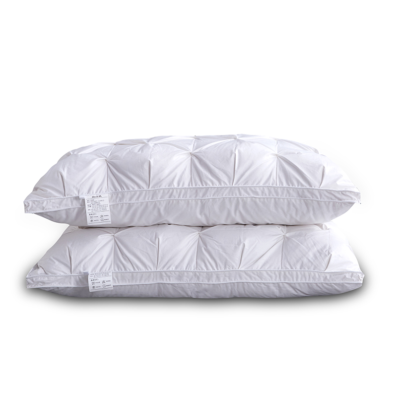 Down Pillow 95 White Goose Down Feather Home Five-Star Hotel Goose Down Pillow Single Double Pair Pillow Pillow