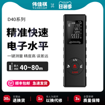 Infrared rangefinder Handheld electronic ruler High precision laser distance meter Measuring instrument Measuring room meter Laser ruler