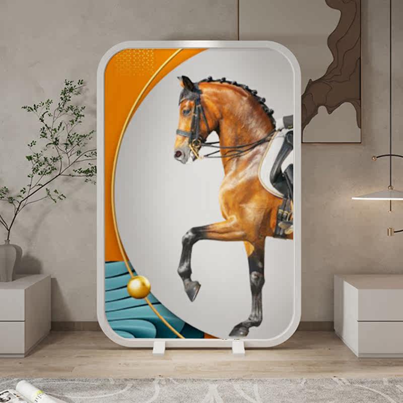 Italian minimalist modern screen partition customized entrance gate light luxury entrance living room cover American seat screen