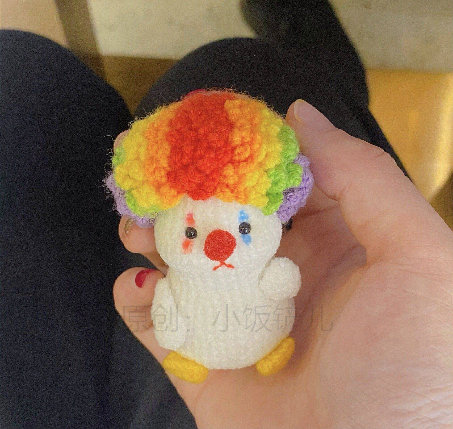 DIY Handmade Wool Coils Hook to Determine the Original Electronic Edition of the Clown Duck Cattle Buckle