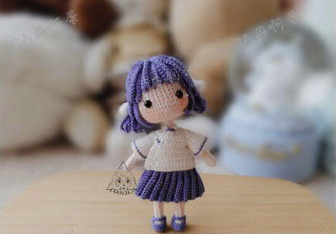 DIY handmade woolen crochet puppet illustration glutinous rice dumpling Chinese electronic version knitting tutorial