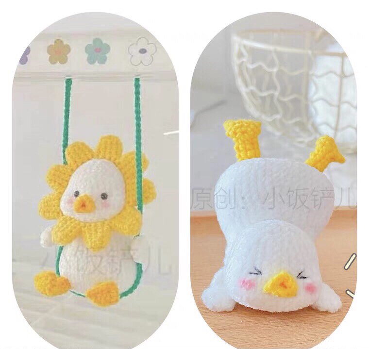 05 Look at the title Non-finished electronic crochet graphic knitting tutorial porridge porridge duck falls down duck leisurely duck swing duck