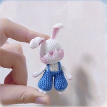 Manual hair line DIY weaving tutorial gentleman Rabbit rabbit crochet clear the electronic version