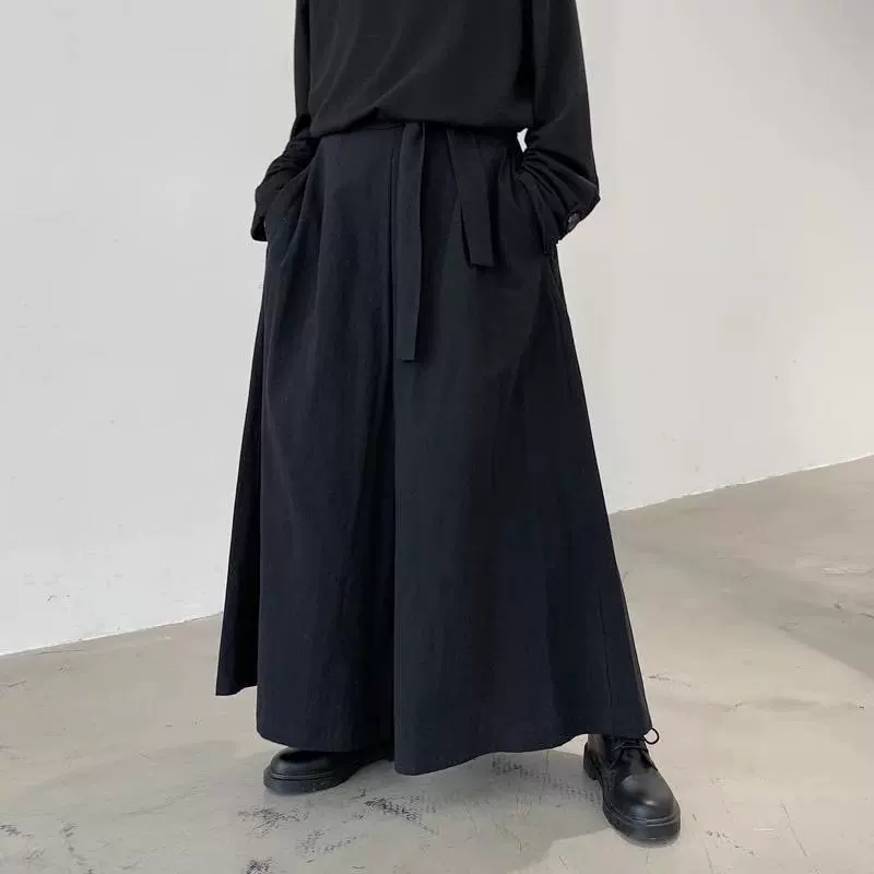 Japanese elastic trousers, loose fit, for teenagers