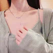 New small crowdsourced pure silver Six Mans Star Lock Bone Chain Necklace Ornaments Girl Gifts