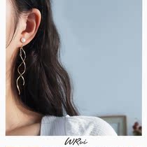 Mosquito Coil Dish Ear Clip Summer Real Pearl Mosquito Coil Pan Ear Clip Without Earhole Superior female INS student ear clip without ear