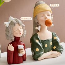 Nordic Bubble Girl Swing Piece Nets Red Teenage Girl Living-room Bedroom Room Tabletop Decorations Creative Girls Day Gifts