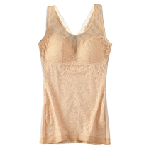Tang Fengmei autumn and winter large size fat mm plus velvet warm body top gathers belly and large cup body shaping and slimming underwear