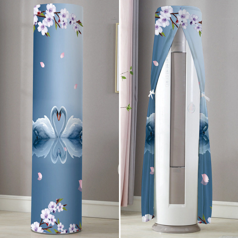 Column type air conditioning cover 2021 new vertical cylindrical simple modern net red high-end living room cabinet cover