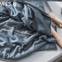  Tianhuyun Tencel summer cool quilt Air conditioning quilt thin quilt four-piece spring and autumn single double ice silk can be washed