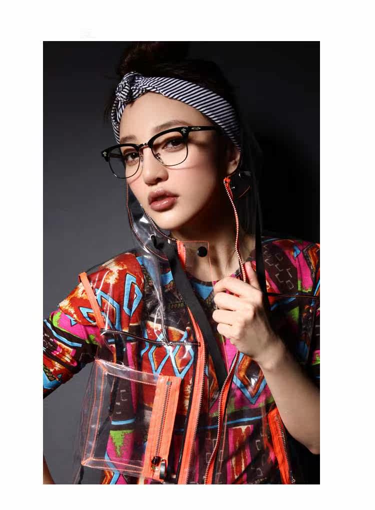 Половина очков мужские ретро-ретро-большие бокалы миопий 