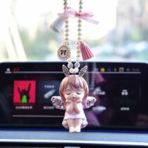 Creative car pendant rearview mirror cute angel pendant goddess car pendant car interior decoration supplies Daquan