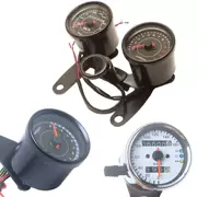 12V sửa đổi xe máy cụ CG125 retro điện tử đo dầu xe máy đo tốc độ RPM đo dặm km mét đồng hồ km xe máy đồng hồ xe sirius 50cc