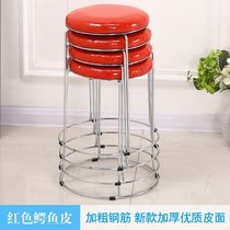 Small round stool Home Fashion creative chair Jane Yoo High bench table Bench Economy Type Deng