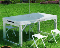Swing showroom New bracket structure Night market Push portable portable table Easy outdoor camping Folded table