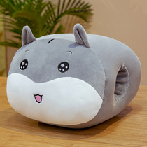 Warm Sleeves Handcylinder Cotton Winters Warm Hands Pillow Hand Pillows Cute Toys Student Girl Plush Winter Cartoon Inserts