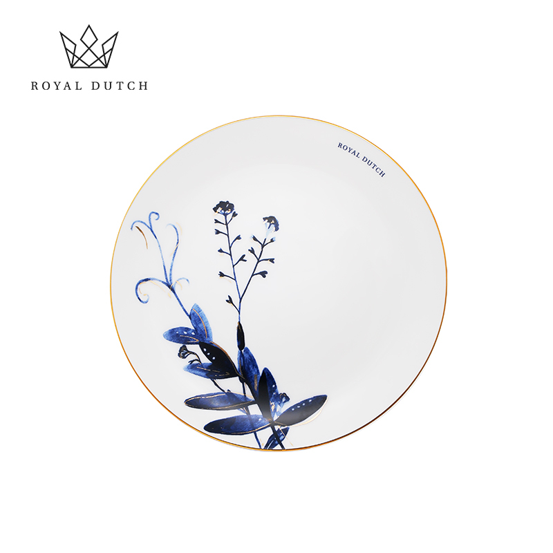 Royaldutch Royal Dutch Garden of Abundance Bone China Dinner Plate European-Style Dessert Plate High-End Exquisite Housewarming Gift