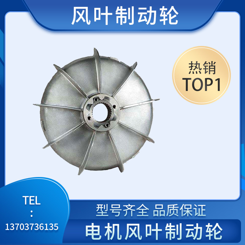 Conical Motor Brake Fan Blade Brake Wheel Driving Electric Crane Accessories Disc Brake Disc Brake Pot