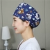 Mũ phòng mổ nữ cotton nguyên chất mũ y tế bác sĩ y tá mũ miệng nha khoa y tế mũ làm việc điều chỉnh khóa nắp tròn mũ trùm y tế mũ chụp tóc y tế 