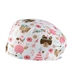 Mũ phòng mổ nữ cotton nguyên chất mũ y tế bác sĩ y tá mũ miệng nha khoa y tế mũ làm việc điều chỉnh khóa nắp tròn mũ trùm y tế mũ chụp tóc y tế 