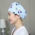 Mũ phòng mổ nữ cotton nguyên chất mũ y tế bác sĩ y tá mũ miệng nha khoa y tế mũ làm việc điều chỉnh khóa nắp tròn mũ trùm y tế mũ chụp tóc y tế 