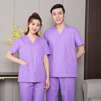 Фиолетовый короткий костюм полиэфирный хлопок