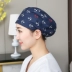 Mũ phòng mổ nữ cotton nguyên chất mũ y tế bác sĩ y tá mũ miệng nha khoa y tế mũ làm việc điều chỉnh khóa nắp tròn mũ trùm y tế mũ chụp tóc y tế 