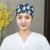Mũ phòng mổ nữ cotton nguyên chất mũ y tế bác sĩ y tá mũ miệng nha khoa y tế mũ làm việc điều chỉnh khóa nắp tròn mũ trùm y tế mũ chụp tóc y tế 