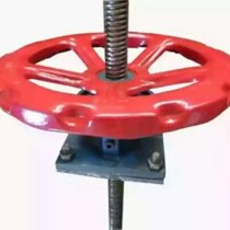 Hand-wheel screw Enclosed machine wire rod lifting ear flat push-side rocking closure machine gate