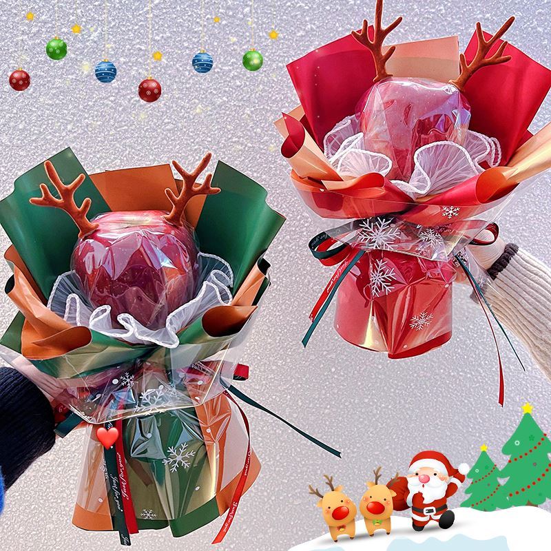 Tikyin@Banana cute Christmas Eve gift Apple diy bouquet material to give girlfriend gifts