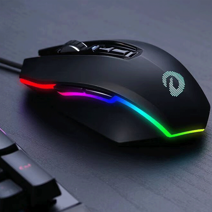 Dallu pasture man CM635rgb internet café hot pin cm655 game sliding rat wired electric race machinery LOE to eat chicken