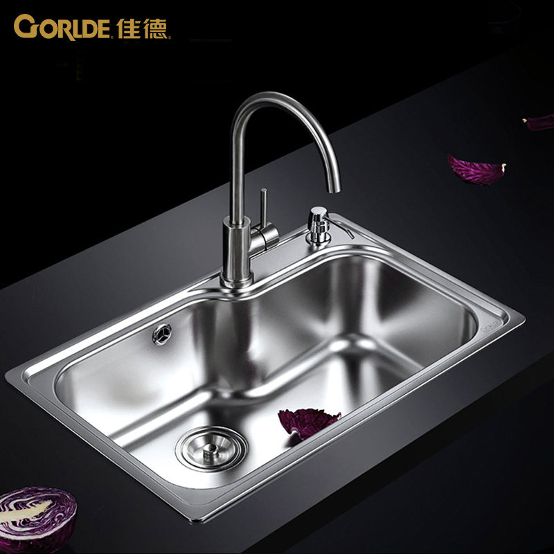 gorlde Kitchen 304 Stainless Steel Single Groups Package Household Wash Dishwasher Dishwasher Dishwasher Dishwasher Dishwasher Dishwasher Dishwasher Dishwasher Pool Faucet Combination