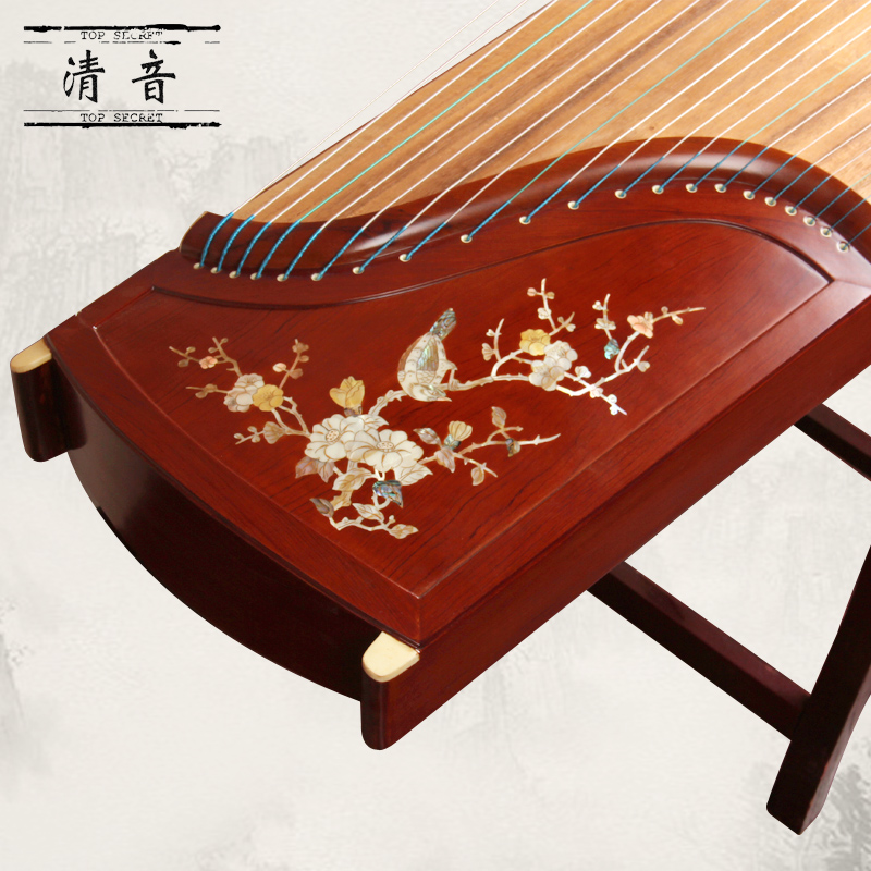 Redwood color shellfish, birds, flowers, Guzheng sound, round, buy one get 16